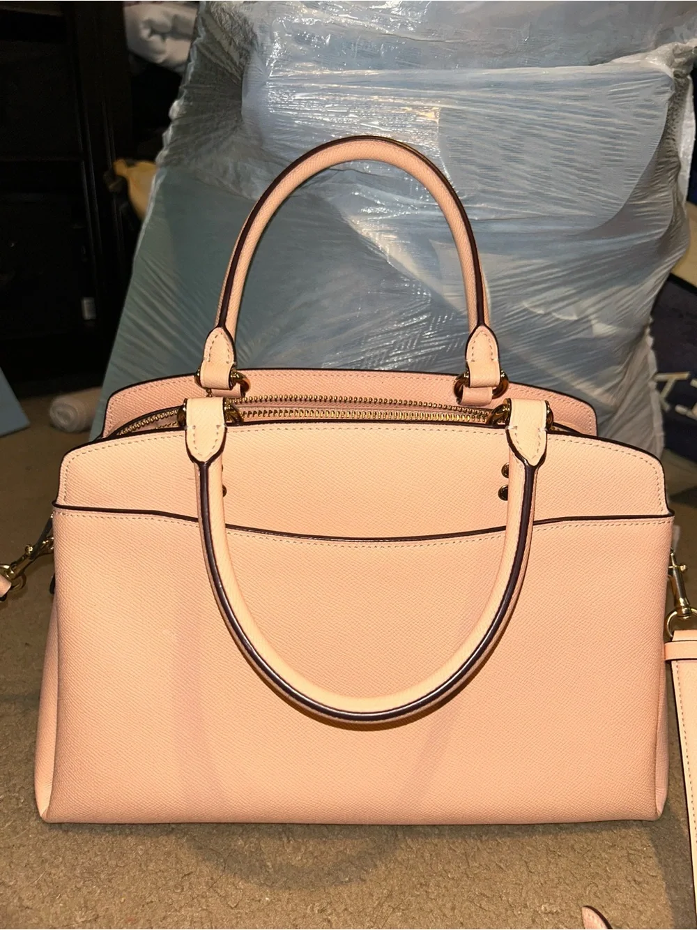 Coach pebble leather